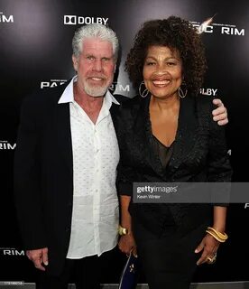 Actor Ron Perlman and Opal Perlman arrive at the premiere of