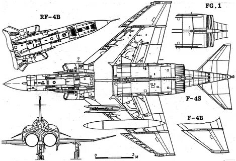 McDonnell F-4B-E-S Phantom Blueprints, Phantom, Technical il