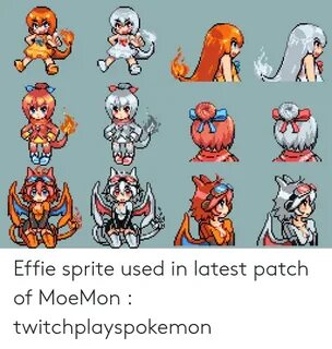 E Effie Sprite Used in Latest Patch of MoeMon Twitchplayspok