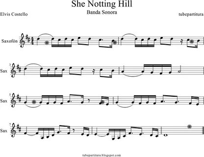 saxofon png - Sheet Music For Alto Saxophone She By Elvis Co