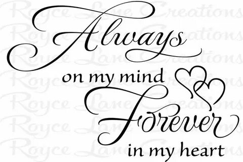 Image result for always on my mind forever in my heart tatto