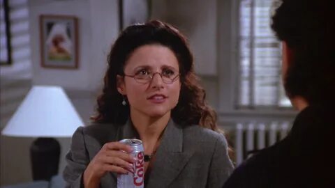 Diet Coke Soda Enjoyed By Julia Louis-Dreyfus As Elaine Bene