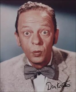 Don Knotts - Autographed Signed Photograph HistoryForSale It