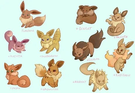 Eevee Subspecies by sunami56.deviantart.com on @DeviantArt P