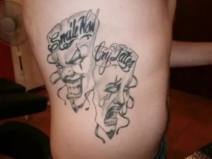Laugh Now Cry Later Tattoo Bedeutung - englshwer