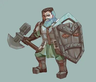 Art Oc commission of a Paladin Dwarf : DnD Dnd characters, F