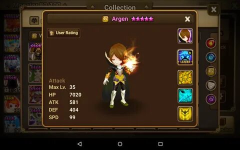 Wind Vampire Argen Summoners War Guide - Mobile Legends