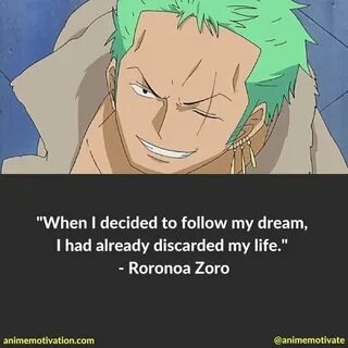 One Piece Quotes Zoro