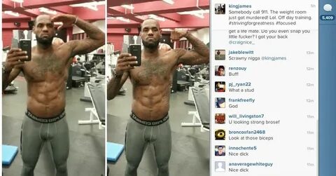 LeBron James Posts a Rather Revealing Pic to Instagram