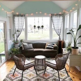 Boho Mod Sunroom House design, Outdoor furniture sets, Desig