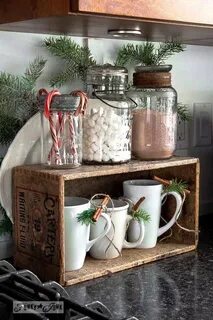 Christmas prop -- hot cocoa stand Homemade christmas decorat