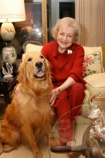 Betty White Betty white, Animal charities, Golden retriever