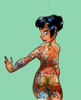 Anthony S. в Твиттере: "Cartoon? Sure. But inked up and stil