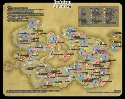 Clystiel Carvalho 日 記"Eureka Pagos Map" FINAL FANTASY XIV, T