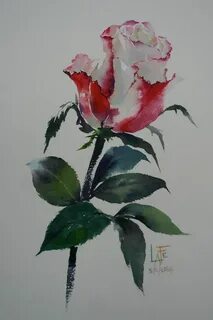 ARToART - Timeline Photos Facebook Rose painting, Flower pai