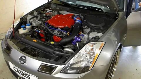 Nissan 350Z Single Turbo Transformation First Start Up - You