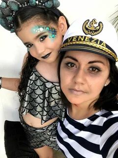 Mommy and me evil Mermaid and Dead Sailor costume Sailor cos