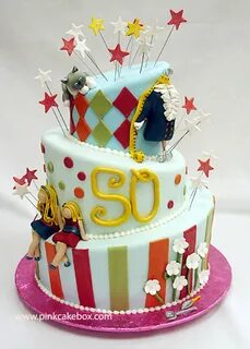 Image result for 50 shaped birthday cake Decorazioni torte c