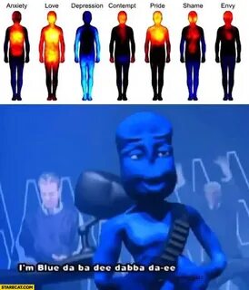 Inner feelings comparison depression im blue da ba dee dabba