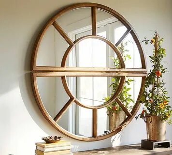 Pottery Barn Arched Paned Mirror Mirror decor, Mirror wall d