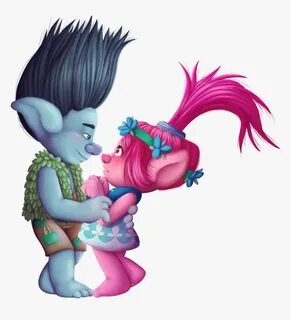 Trolls Branch And Poppy, HD Png Download , Transparent Png I