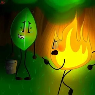 Fiery X Leafy Bfdi - Floss Papers