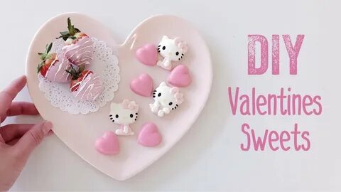 DIY Valentines Day Hello Kitty Chocolates & Strawberries - Y