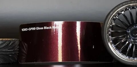 3M 1080-GP99 Gloss Black Rose Vinyl