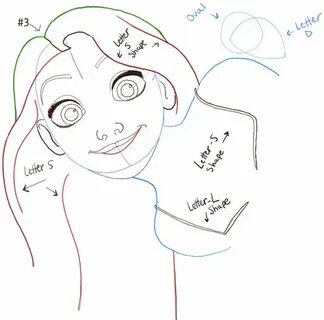 How to Draw Rapunzel and Pascal from Tangled with Easy Step 