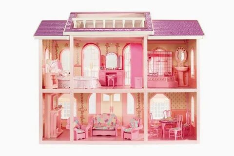 Как розовый стал "женским" цветом Barbie dream house, Barbie