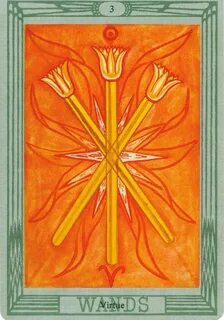 Three of Wands Алистер кроули, Таро, Карты таро