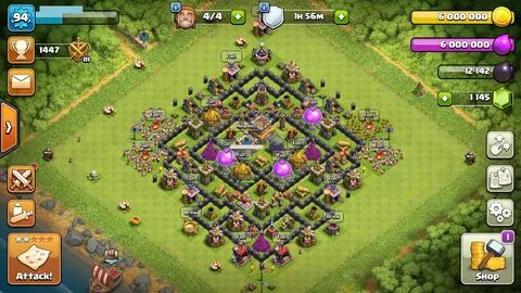 Sold - #60M GOLD FULLY MAXED TH8 (95lvl) King 10lvl ALL WALL