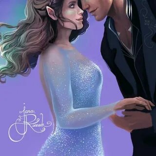 Feysand Starfall fan art Feyre and rhysand, A court of mist 