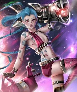 фото джинкс Jinx из игры лига легенд League Of Legends Get -