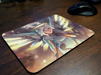 Mercy Overwatch Mousepad Mouse Mat Playmat Overwatch gadget 