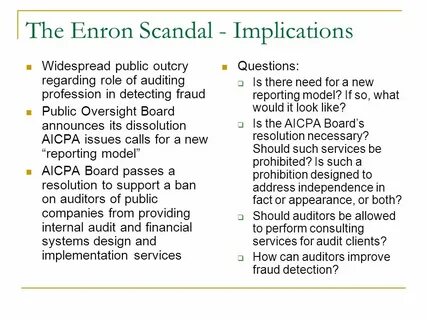 The Enron Scandal - Timeline - ppt download