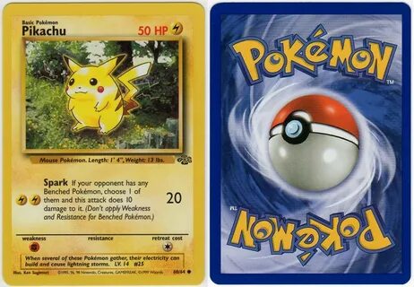 Collectible Card Games Pokémon Trading Card Game Pikachu 50 