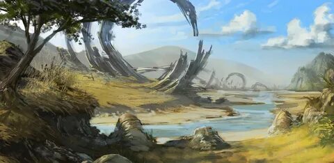 New Halo 3 concept art released Concept art, Art, Concept