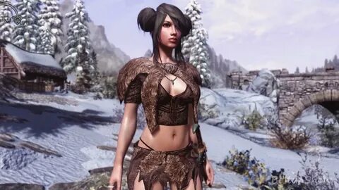 Skyrim - Beautiful and Sexy Female Character! - YouTube