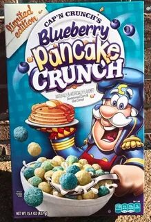 Cap 'n Crunch Blueberry Pancake Crunch Crunch cereal, Capn c