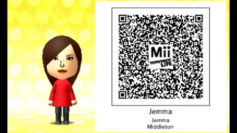 Dantdm's wife (Jemma)'s READABLE Tomodachi Life QR code!!! -