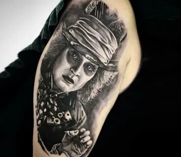 Mad Hatter tattoo by Kevin Saxler Photo 24797