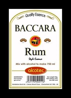 Alcotec Alcotec Baccara Rum Essence