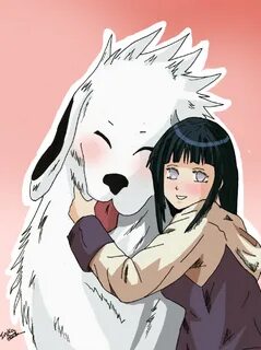 Akamaru & Hinata by Team Plasma N