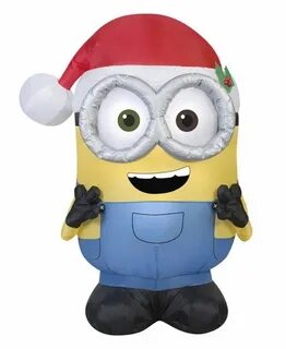 Despicable Me Christmas Inflatable MINION BOB By Gemmy,CHRIS