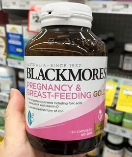 Vitamin cho bà bầu và cho con bú Blackmores Pregnancy 120 vi