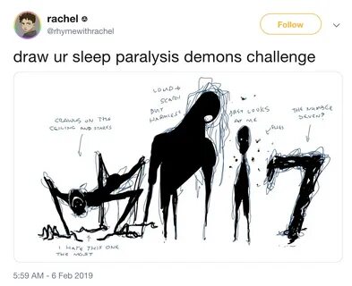 Draw them Sleep Paralysis Demon Know Your Meme