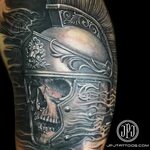 roman helmet Skull tattoo design, Tattoos, Helmet tattoo