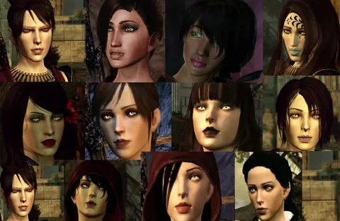 Many faces of Morrigan at Dragon Age: Origins - mods and com