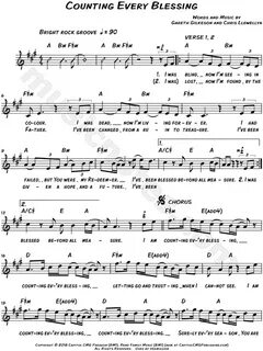 Rend Collective "Counting Every Blessing" Sheet Music (Leads
